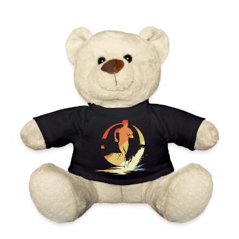 Marathon Runner Sketch Vintage - Teddy Bear - black - Front