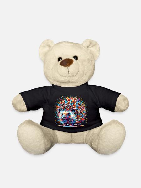 Igel - Teddy - Schwarz