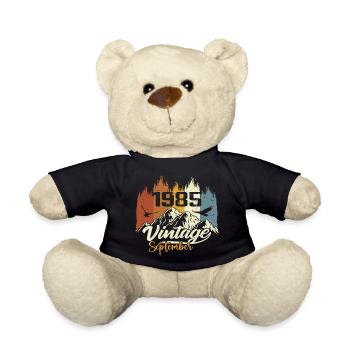 Legends Were Born In September 1985 Vintage 1985 - Teddy Bear - black - Front