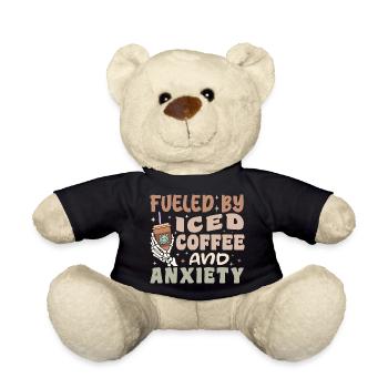 Angetrieben von Eiskaffee und Angst Groovy Coffee - Teddy - Schwarz - Vorne