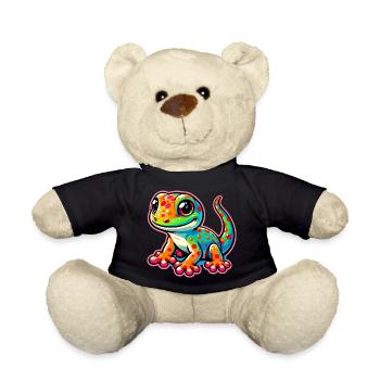 Gecko - Teddy Bear - black - Front