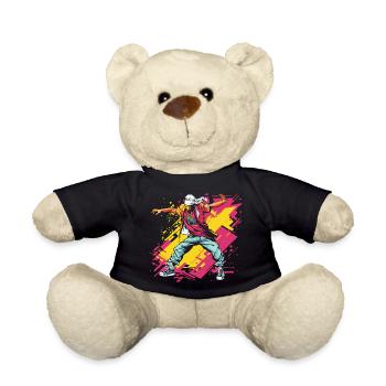 Breakdancer Graffiti - Nounours - noir - Devant