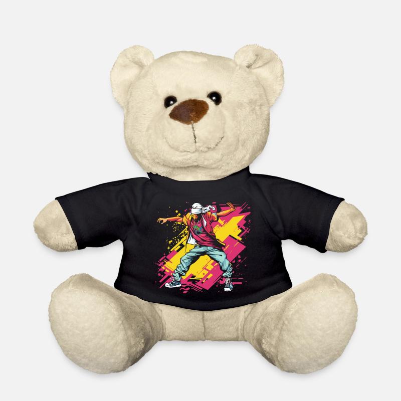 Breakdancer Graffiti - Teddy - Schwarz