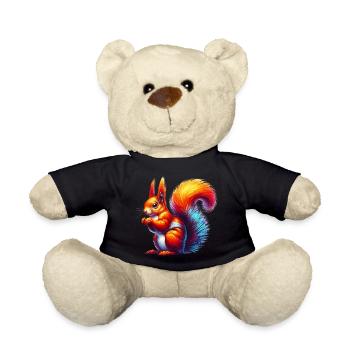 Squirrel - Teddy Bear - black - Front