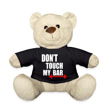 Dont touch my bar - Teddy Bear - black - Front