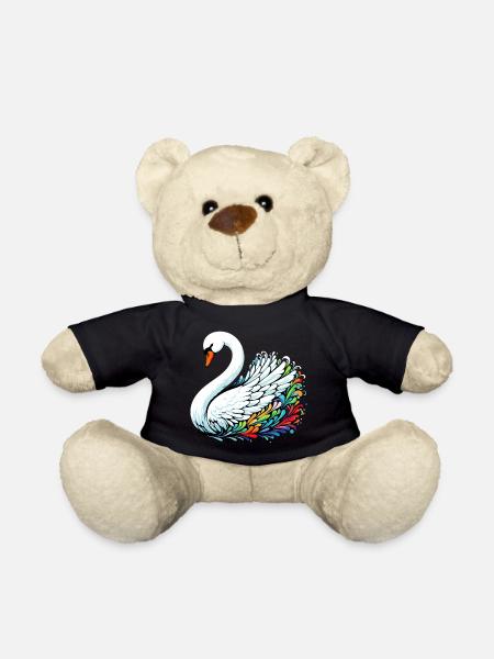 Schwan - Teddy - Schwarz