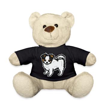 Dog Drawing - Teddy Bear - black - Front