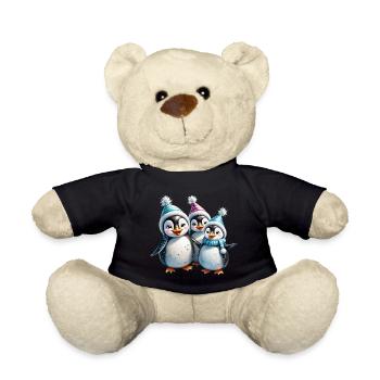 Drei entzückende Pinguine - Teddy - Schwarz - Vorne