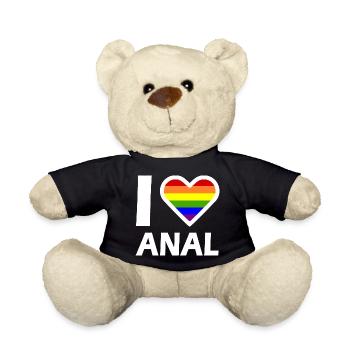 I love anal - Teddy - Schwarz - Vorne