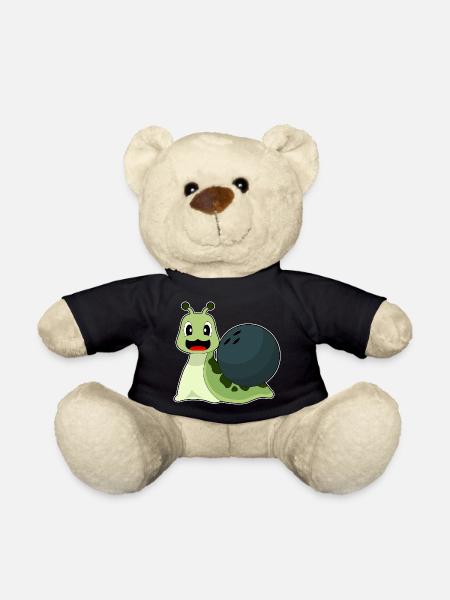 Schnecke Bowling Bowlingkugel - Teddy - Schwarz