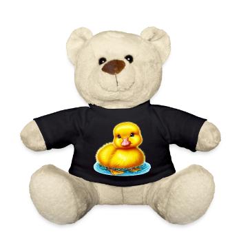 Duckling Duck Duck Duck - Teddy Bear - black - Front