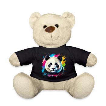 Panda - Teddy - Schwarz - Vorne