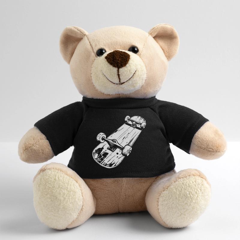 Skateboard Drawing Teddy Bear