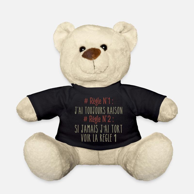 Ich habe immer Recht Regel - Teddy - Schwarz