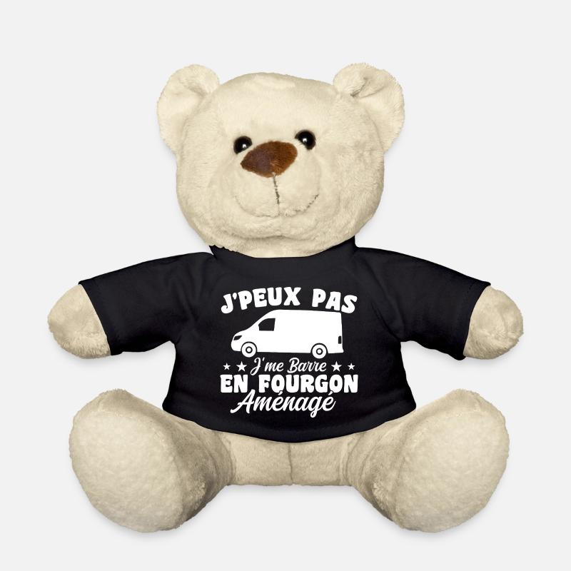 J'peux pas j'me barre en fourgon aménagé - Nounours - noir