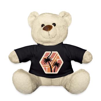 Geometrische tropische Wurzeln - Teddy - Schwarz - Vorne