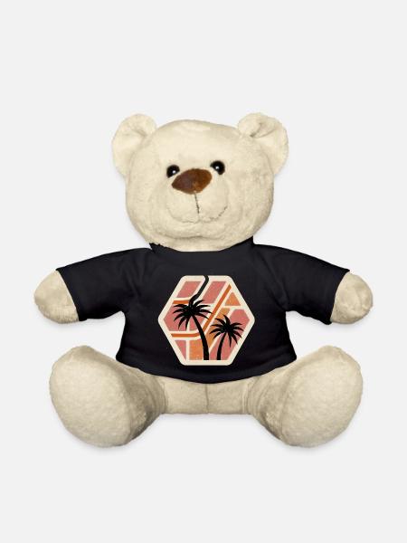 Geometric Tropical Roots - Teddy Bear - black
