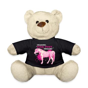 Pink Pony Dreams – Magic Ride - Teddy Bear - black - Front