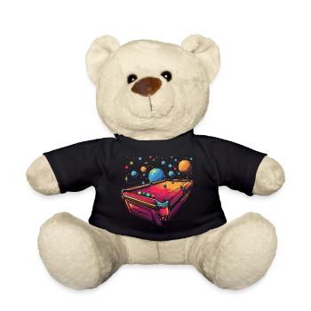 Billard Cartoon Stil - Teddy - Schwarz - Vorne