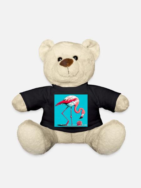 Flamingo - Teddy - Schwarz