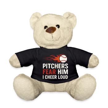 Boy Mom Baseball Proter Sohn Homerun Travel Team - Teddy - Schwarz - Vorne