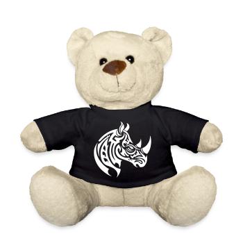 Nashorn Tribal - Teddy - Schwarz - Vorne