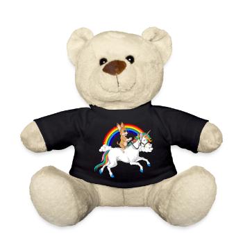 Balade Licorne Chihuahua - Nounours - noir - Devant