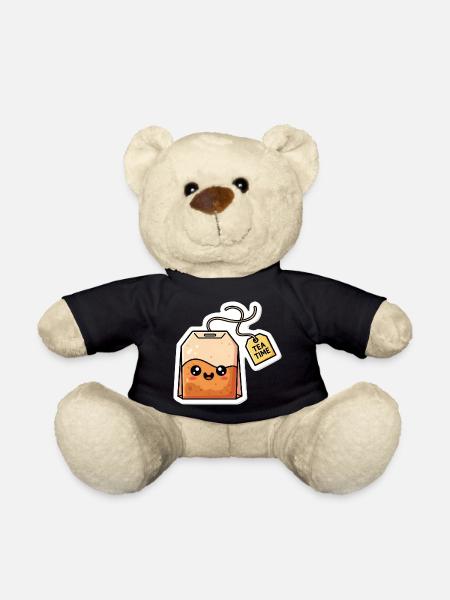 Kawaii Tea Bags Tea Time - Teddy Bear - black