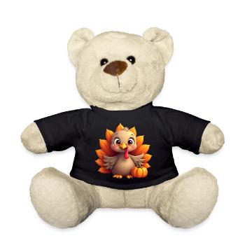 Thanksgiving Truthahn Baby - Teddy - Schwarz - Vorne