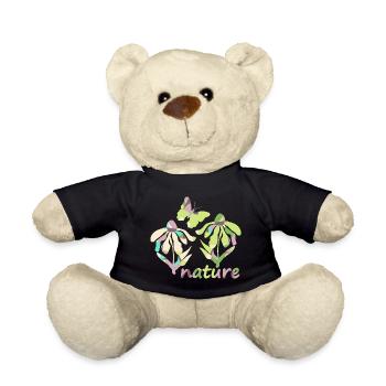 color nature - bloom - Teddy Bear - black - Front