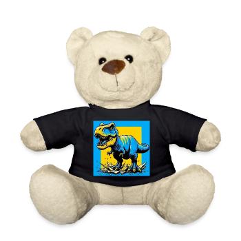 Dinosaurier - Teddy - Schwarz - Vorne