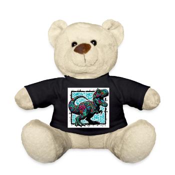 Dinosaurier - Teddy - Schwarz - Vorne