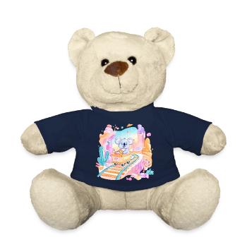Koala auf Süßigkeitenbahn - Teddy - French Navy - Vorne