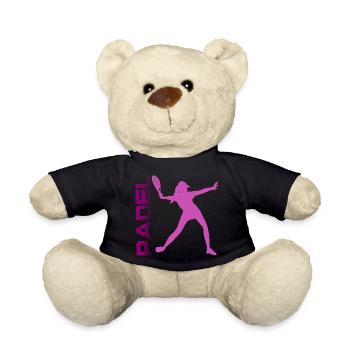 Padel - Teddy Bear - black - Front