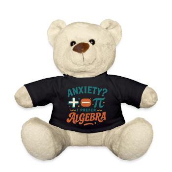 Algebra instead of fear - Teddy Bear - black - Front