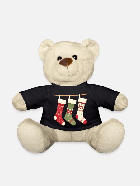 Modèle de Noël des Trois Bas, - Nounours - noir