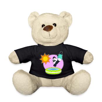 Été de la piscine Panda - Nounours - noir - Devant