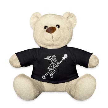 Women's Lacrosse - Teddy Bear - black - Front