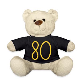 80 - Teddy Bear - black - Front