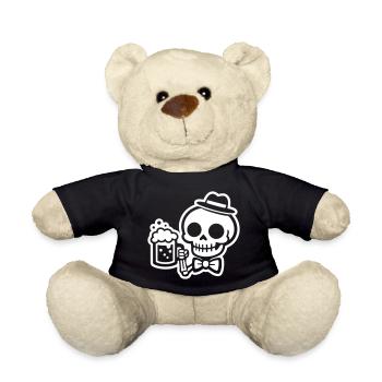 Bière Skeleton - Nounours - noir - Devant