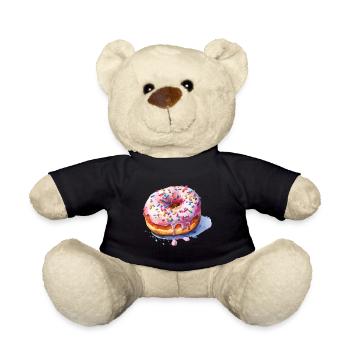 Donut mit Streuseln - Teddy - Schwarz - Vorne