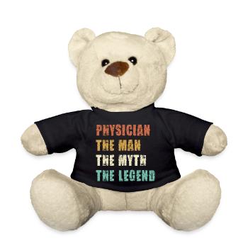 Arzt Mythos Legende Shirt - Teddy - Schwarz - Vorne