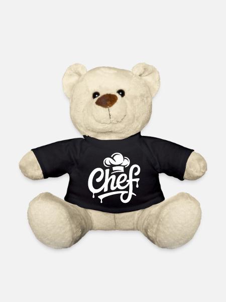 Kochchef Logo Schriftzug - Teddy - Schwarz