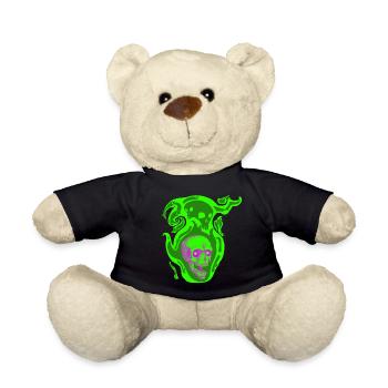 nebula skull - Teddy Bear - black - Front