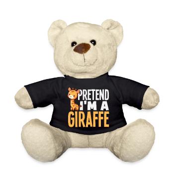 Pretend I'm a Giraffe Costume - Teddy Bear - black - Front