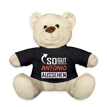 So gut kann nur ein Antonio aussehen - Teddy - Schwarz - Vorne