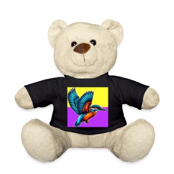 martin-pêcheur - Nounours - noir - Devant