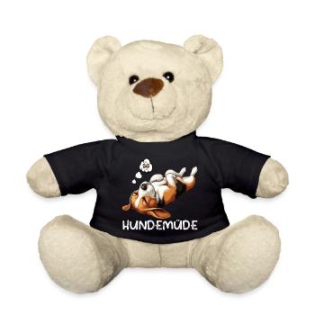 Hundemüde Beagle Beaglebesitzer Beaglehalter - Teddy - Schwarz - Vorne
