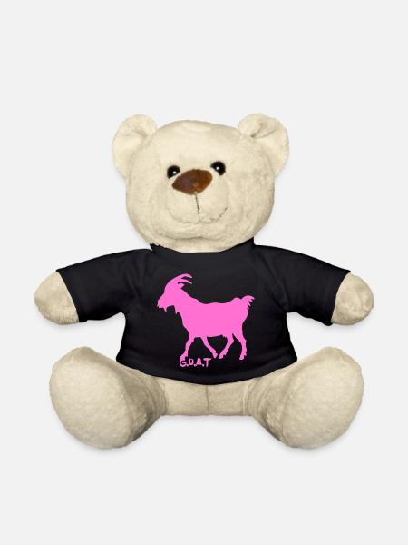 Goat pink G.O.A.T. - Teddy Bear - black