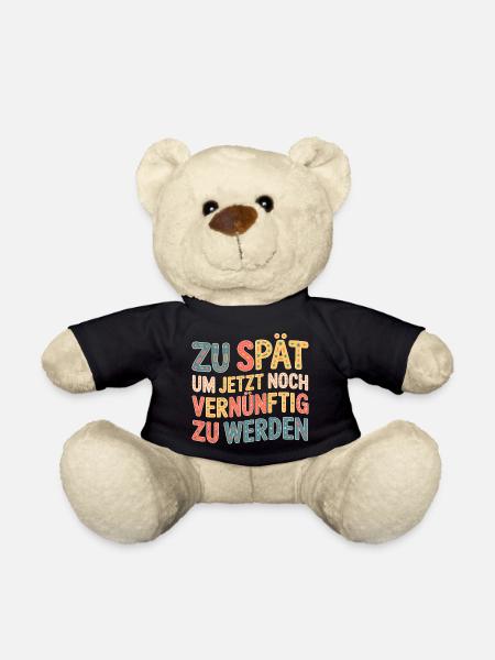 Zu spät vernünftig zu werden - Teddy - Schwarz